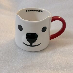Starbucks Cup Mug, Christmas Bear Face, 10 fl oz